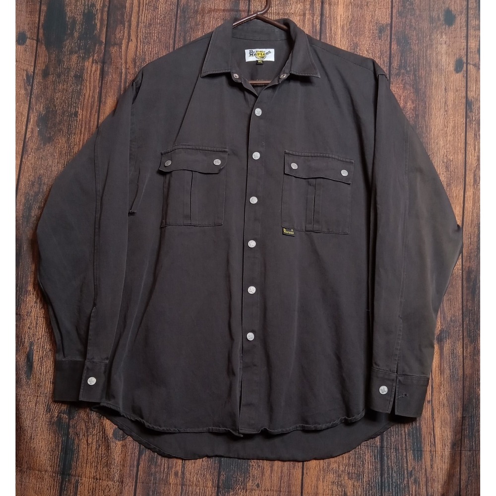 Dr. Martens Long Sleeve Snap Up Twill Shacket Men's XL Gray